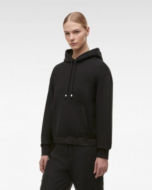 Moose Knuckles Atlantic Hoodie Tröjor Dam Svarta | TPVE-37856