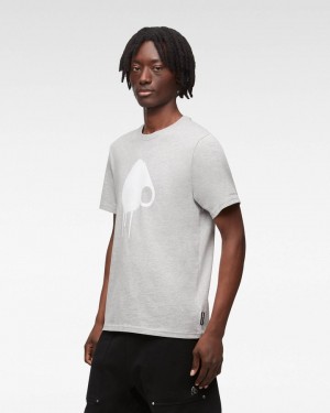 Moose Knuckles Augustine Tee Tees Herr Grå | CSIH-34279