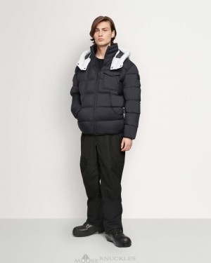 Moose Knuckles Bedstuy Jacket Jackor Herr Svarta Svarta | DFMS-82164