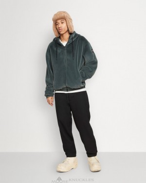Moose Knuckles Borden Reversible Bunny Tröjor Herr Forest Hill / Forest Hill | XVMR-87921