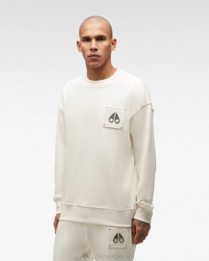 Moose Knuckles Brooklyn Crew Neck Tröjor Herr Plaster | ZALU-36789