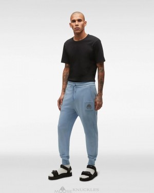 Moose Knuckles Brooklyn Jogger Långbyxor Herr Blå | WVTG-65794