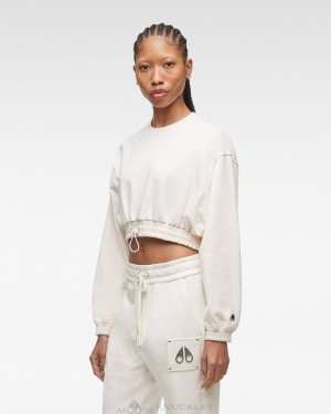 Moose Knuckles Carlaw Sweatshirt Tröjor Dam Plaster | IZUR-84201