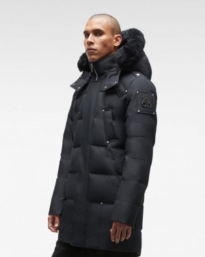 Moose Knuckles Cloud Parka Neoshear Parkas Herr Svarta Svarta | QLOF-57802