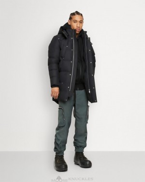Moose Knuckles Cloud Parka Parkas Herr Svarta | CKHJ-61483