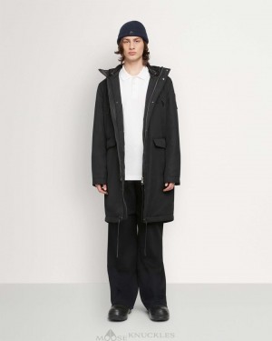 Moose Knuckles Garson Anorak Anoraks Herr Svarta | WJQP-58039