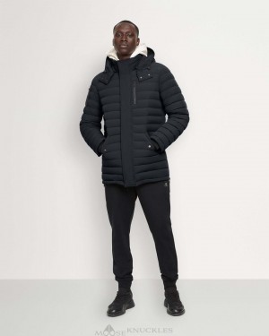 Moose Knuckles Greystone Jacket Jackor Herr Marinblå | ZAUO-18952