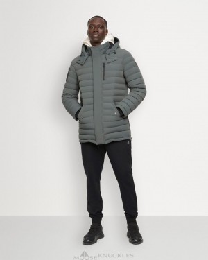 Moose Knuckles Greystone Jacket Jackor Herr Forest Hill | WIUA-36987