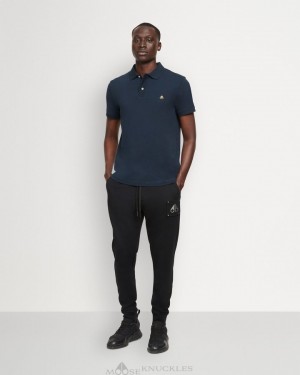 Moose Knuckles Hartsfield Jogger Långbyxor Herr Svarta | ZVYF-86470