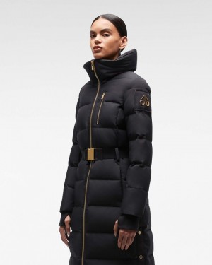 Moose Knuckles Irving Parka Parkas Dam Svarta | IZDQ-08194