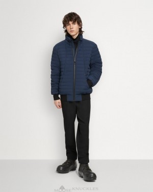 Moose Knuckles Keap Bomber Bomberjacka Herr Mörk | ZLNW-79062