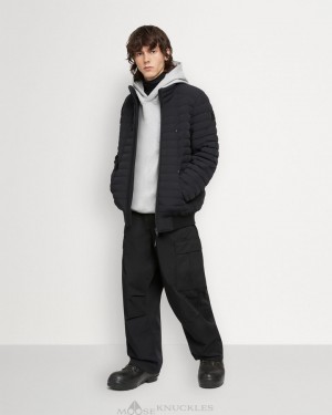 Moose Knuckles Keap Bomber Bomberjacka Herr Svarta | XSDP-91527