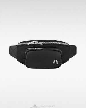 Moose Knuckles Logo Hip Pouch Väskor Dam Svarta | XINS-52068