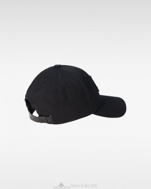 Moose Knuckles Logo Icon Cap Baseball caps Herr Svarta Svarta | DZQC-18630