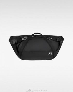Moose Knuckles Logo Utility Bag Väskor Dam Svarta | OXIH-43620
