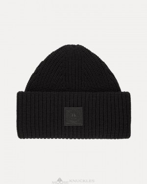 Moose Knuckles Mariner Toque Baseball caps Herr Svarta | ZGJY-97832