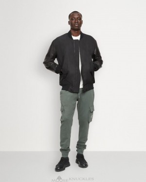 Moose Knuckles Montclair Bomber Bomberjacka Herr Svarta Svarta | SJZV-96258
