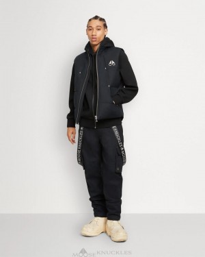Moose Knuckles Montreal Vest Vests Herr Marinblå | ZIXQ-90248