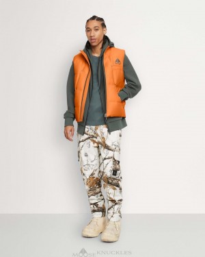 Moose Knuckles Montreal Vest Vests Herr Orange | VYIL-80763