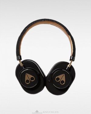 Moose Knuckles Noise Cancelling Headphones Hörlurar Herr Svarta Guld | UMVH-96315