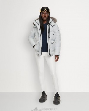 Moose Knuckles Onyx Anguille Jacket Shearling Jackor Dam Grå | EUQW-05618