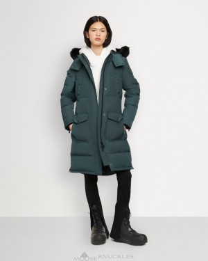 Moose Knuckles Onyx Causapscal Parka Parkas Dam Svarta | KTZD-18349