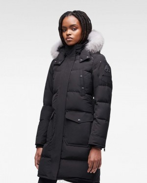 Moose Knuckles Onyx Causapscal Parka Parkas Dam Svarta | YAEX-40613