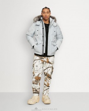 Moose Knuckles Onyx Round Island Jacket Shearling Jackor Herr Grå | JFXS-19807