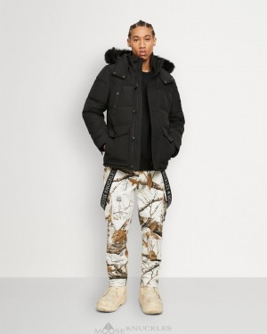 Moose Knuckles Onyx Round Island Jacket Shearling Jackor Herr Svarta Svarta | CUIZ-35160