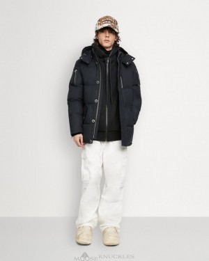 Moose Knuckles Original 3q Jackor Herr Marinblå | TCNP-04358