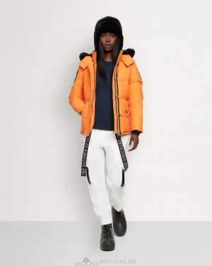 Moose Knuckles Original 3q Shearling Jackor Dam Orange Svarta | XWHP-85162