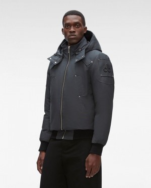 Moose Knuckles Original Ballistic Bomber Bomberjacka Herr Granite | BNKI-94810