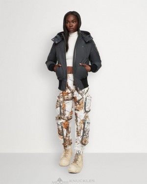 Moose Knuckles Original Debbie Bomber Bomberjacka Dam Granite | RTMG-93850