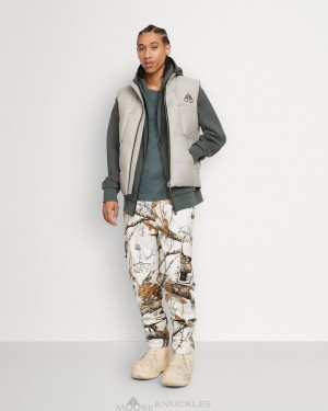 Moose Knuckles Original Vest Vests Herr Grå | XLIN-73859
