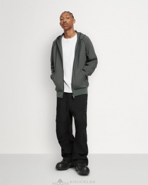 Moose Knuckles Piedmont Hoodie Tröjor Herr Forest Hill | TUQN-67852