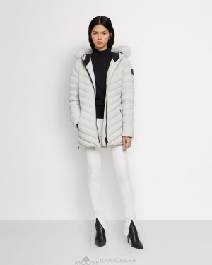 Moose Knuckles Roselawn Jacket Jackor Dam Grå | JECS-03146