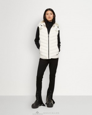 Moose Knuckles Roswell Hybrid Vest Vests Dam Milky Way | CRXN-18093