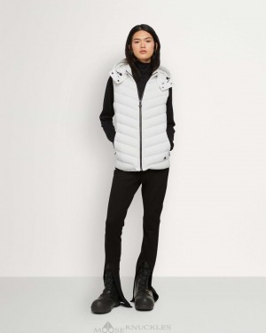 Moose Knuckles Roswell Hybrid Vest Vests Dam Grå | YGLU-32418