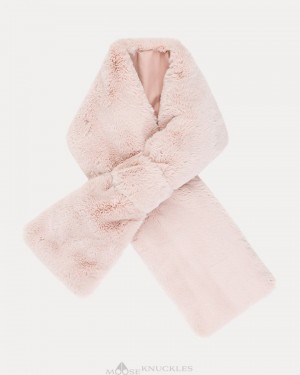 Moose Knuckles Sackett Scarf Halsduk Dam Rosa | BDXH-45198