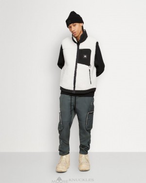 Moose Knuckles Saglek Vest Vests Herr Svarta | GPEL-42561