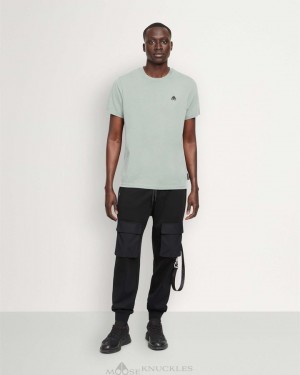 Moose Knuckles Satellite Tee Tees Herr Shadow | ESLI-48713