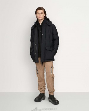 Moose Knuckles Valleyfield Jacket Jackor Herr Svarta | IFHK-98432