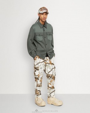 Moose Knuckles Woodland Trucker Jackor Herr Forest Hill | CZKX-57914